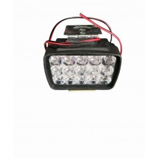 Фара LED  L6-22,5W прямокутна 95*65*56мм  FLOOD 9-85V DC1,5W 15шт. 6000К IP67 2200Lm