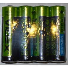 Батарейка щелочная Videx Alkaline Videx LR6 AAx4, LR06/AA блистер 4 штуки пальчики блистер