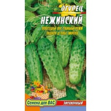 Огурец Нежинский 50 семян. Среднепоздний пчелоопыляемый сорт.