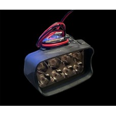 Фара LED L201-18W кругла D69мм FLOOD9-85V DC 1,5 12шт.6000К IP67 1800Lm