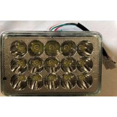 Фара LED(вставка в фару) ИЖ, МТ квадратная 15 диод