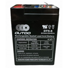 Аккумулятор  6V 5A OUTDO (70x100x47) для детских электромобилей.