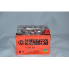 Аккумулятор 12V 4Ah гелевый (113х70х85) YTX4L-BS ( оранжевый ) BATTERY