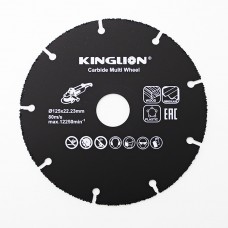 Алмазный отрезной диск  по дереву и пластику Kingloin 125 *22.23